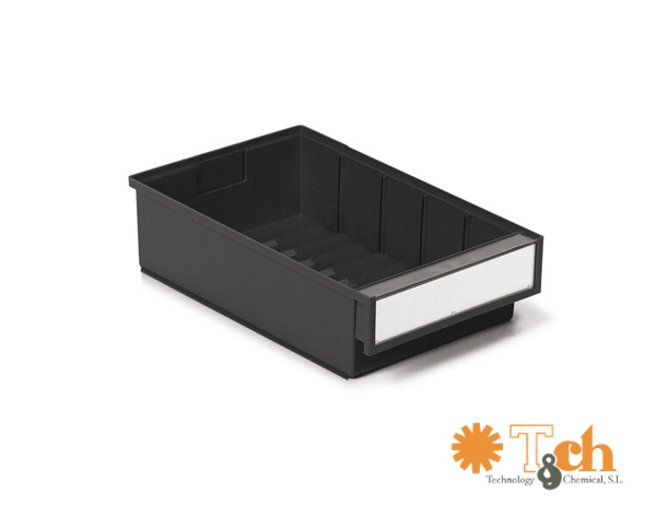 Contenedor apilable negro ESD 3020-4ESD treston