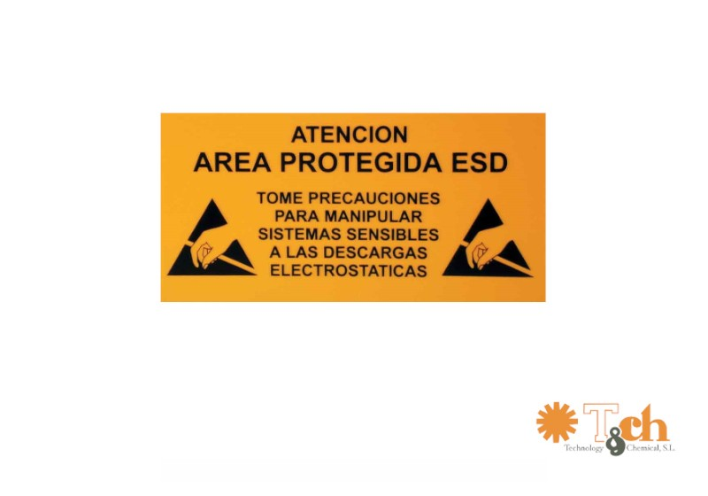 Cartel de entrada ESD | Material ESD