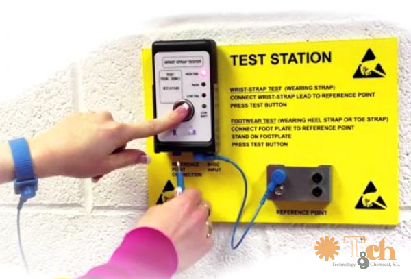 Equipo control y verificación ESD