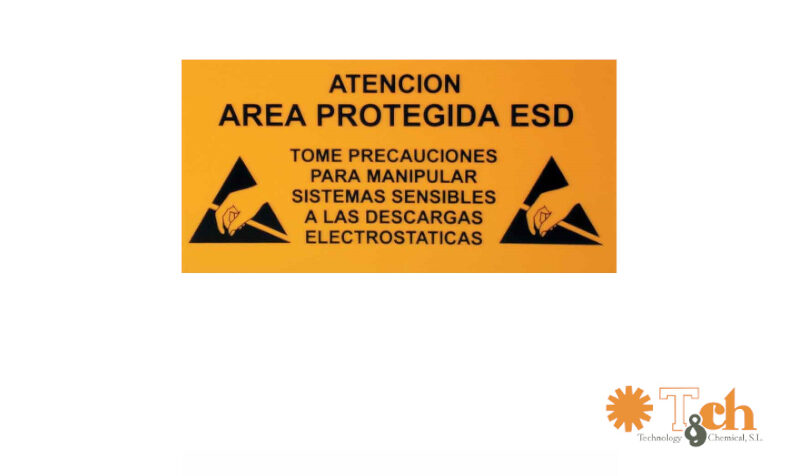 cartel señalización entrada zona epa esd tch ks-315 ks-630