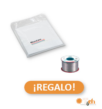 Regalo toallitas + hilo de estaño | pack de limpieza para soldadura