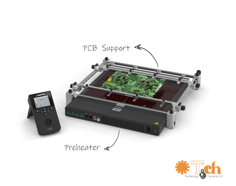 Manta de precalentamiento para retrabajo de PCB