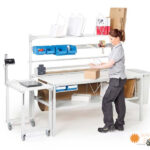 Mesa de trabajo configurable para tienda online