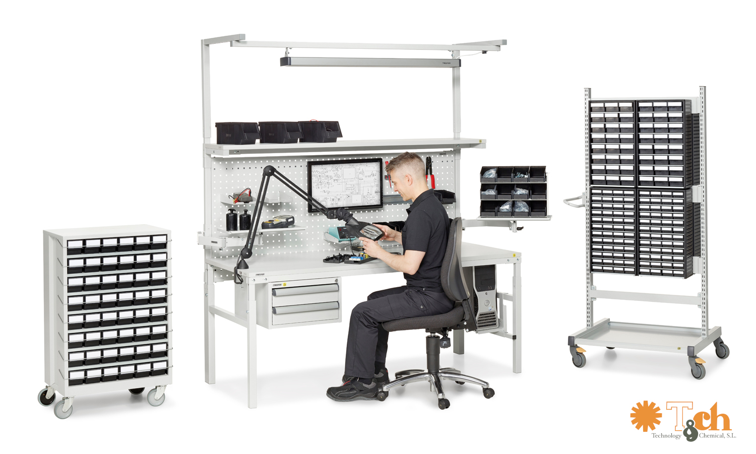 TRESTON mesas modulares para la industria y logística