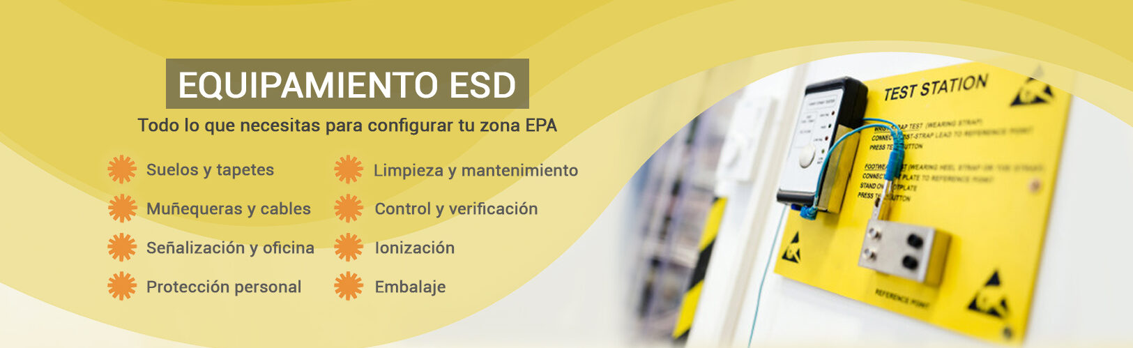 Catálogo de equipamiento ESD