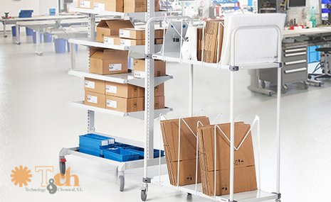 carro logística y packing carton trolley treston tch