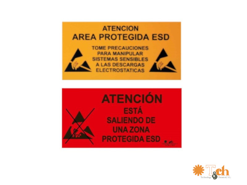 Cartel de señalización doble para zona EPA