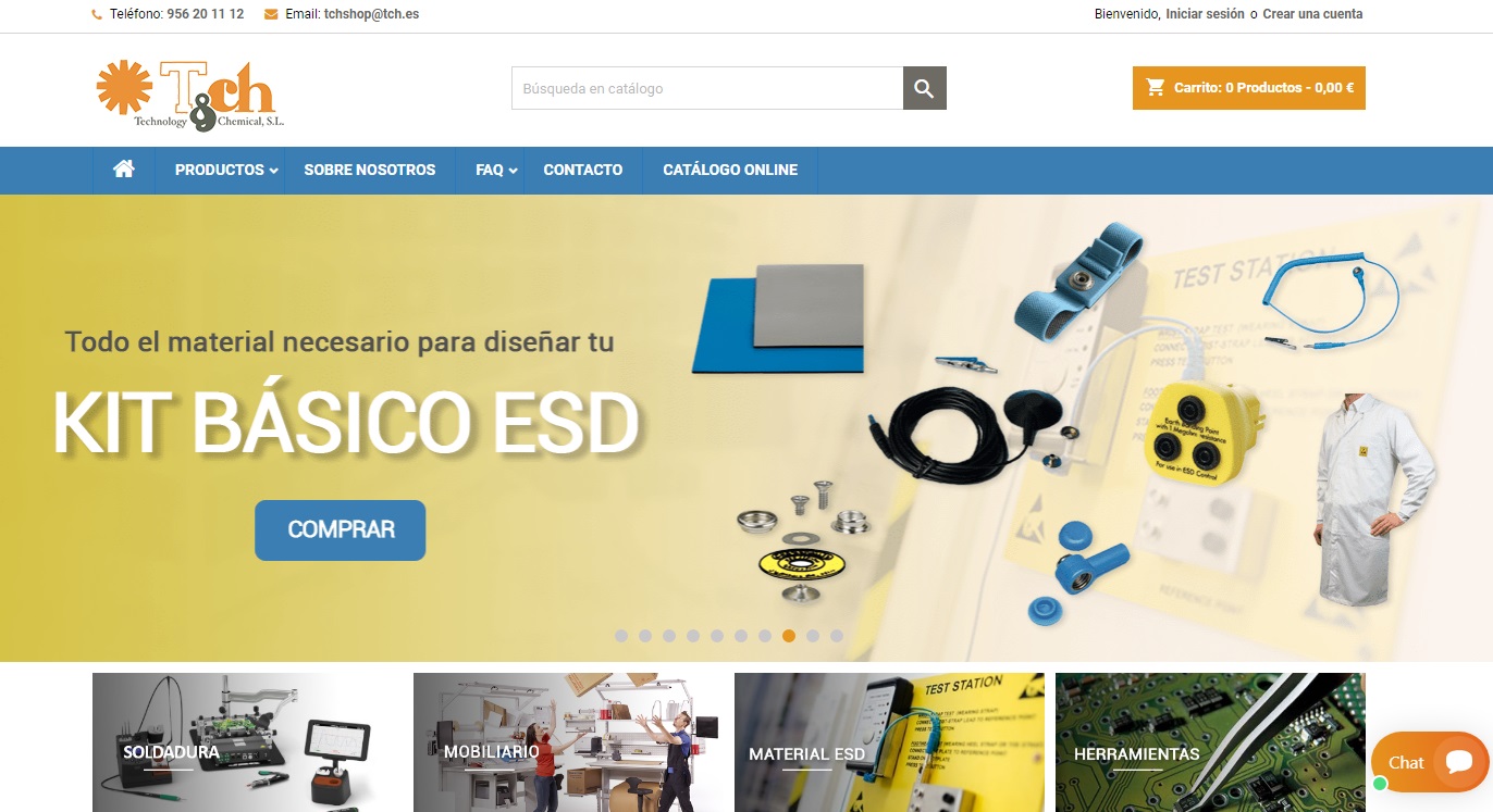 Comprar material ESD con envíos 24-48h