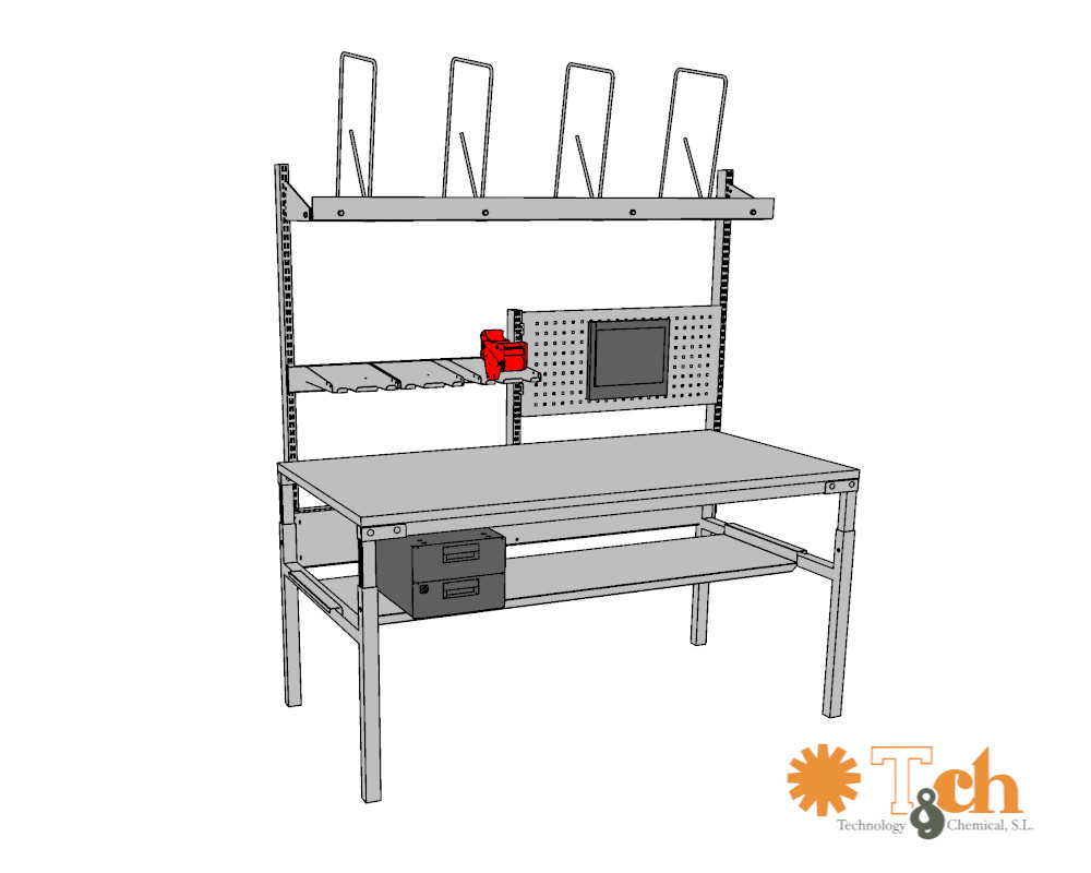 Configuración mesa de preparacion de pedidos