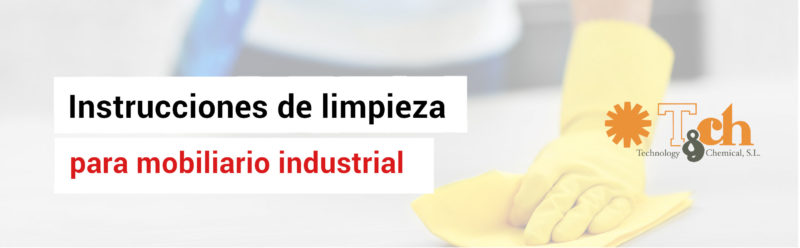 Limpieza de mobiliario industrial