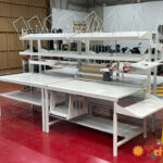 Mesa a medida para packing y logística