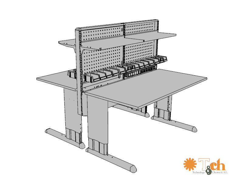 mesa para sala limpia