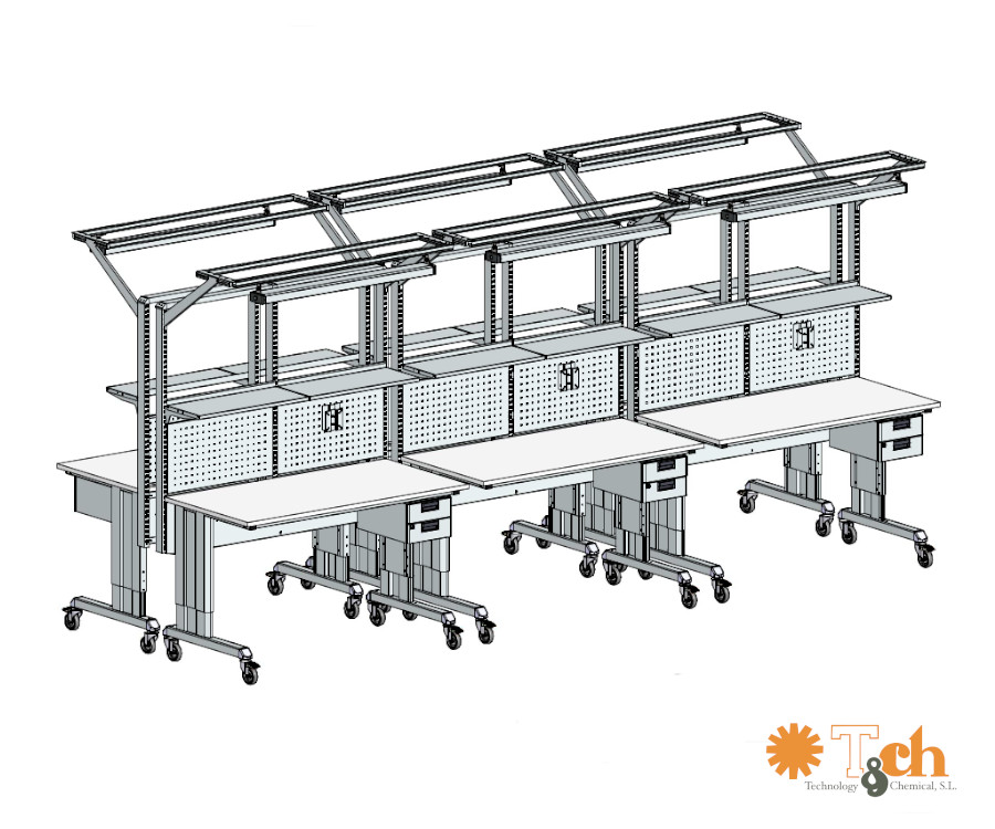 Conjunto de puestos de trabajo para logística - tch.es